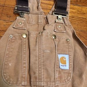 Carhartt tan overalls